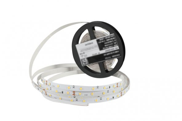 5 Metre Şerit Led Samsung Çipli İç Mekan IP20 24 V 12 W 4.000K Gün Işığı