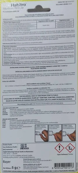 Bayer MaxForce Habitro Hamam Böceği Jeli 5 gr - 2