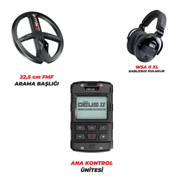 XP  Xtrem Hunter Dedektör - DOUBLE PAKET 22CM DEUS2 DEDEKTÖR - Resim 5