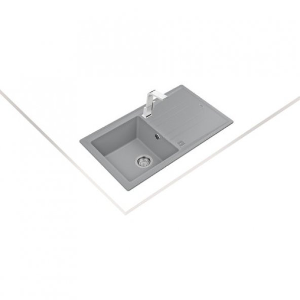 TEKA STONE 50 B-TG METALİK GRİ GRANİT MUTFAK EVYESİ - 2