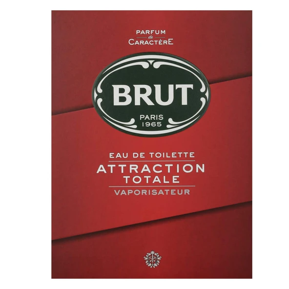 Brut Parfüm Erkek/Men 100ML Attraction Totale Edt (Kırmızı) (6 Lı Set) - 5