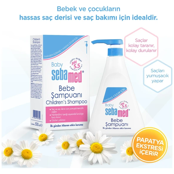 Sebamed Bebek Kremi 200ML+ Sebamed Bebek Şampuanı 500ML +Sebamed Bebek Pişik Kremi 50ML Avantaj Set - 11