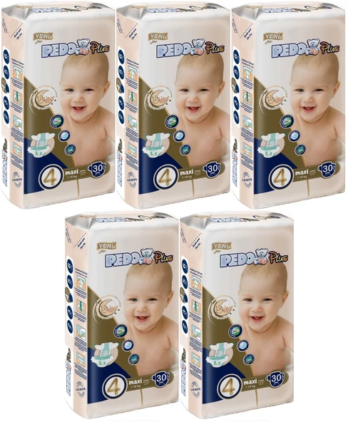 Pedo Plus Bebek Bezi Beden:4 (7-18KG) Maxi 150 Adet Jumbo Mega Pk ürün görseli