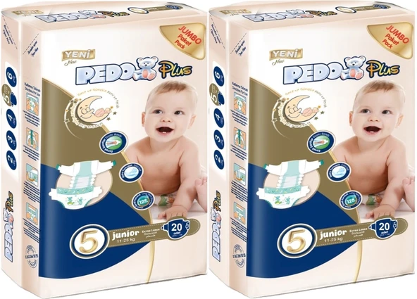Pedo Plus Bebek Bezi Beden:5 (11-25KG) Junior 40 Adet Jumbo Ekonomik Pk - 1