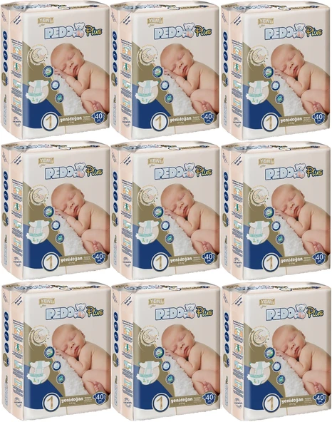 Pedo Plus Bebek Bezi Beden:1 (2-5KG) Yeni Doğan 360 Adet Jumbo Ekstra Pk