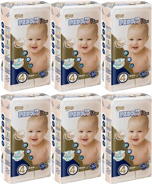 Pedo Plus Bebek Bezi Beden:4 (7-18KG) Maxi 180 Adet Jumbo Avantaj Pk