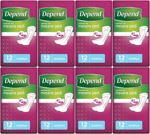 Depend Mesane Pedi Kadın Normal 96 Adet