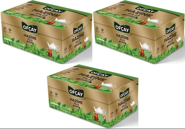 Ofçay Hazine Zengindem Demlik Poşet Siyah Çay 90 Adet*15GR (3PK*30)