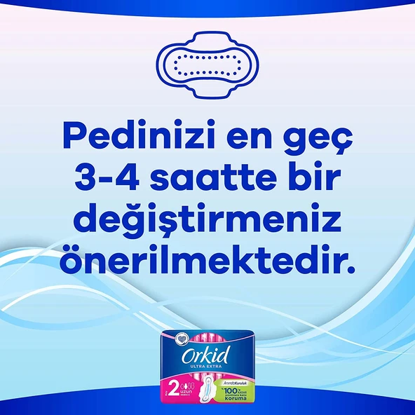 Orkid Hijyenik Ped Ultra Extra Koruma Uzun 7 Adet Standart Pk - 5