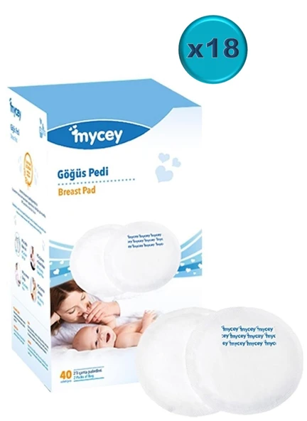 Mycey Göğüs Pedi (40 Lı) 720 Adet (18PK*40)