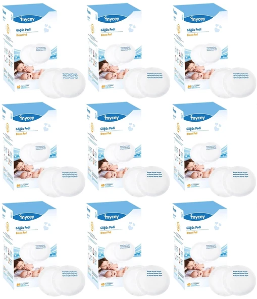 Mycey Göğüs Pedi (40 Lı) 360 Adet (9PK*40)
