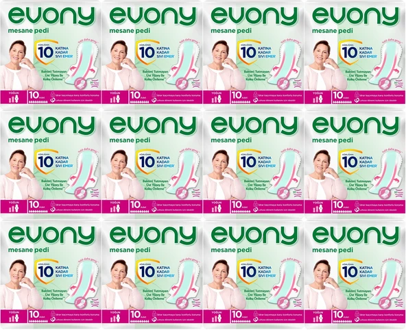 Evony Günlük Mesane Pedi Yoğun 120 Adet (12PK*10)