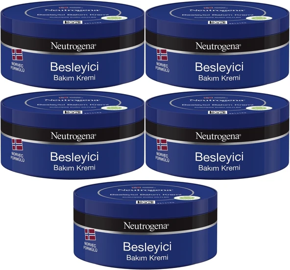 Neutrogena Norveç Formülü Besleyici Bakım Kremi 200ML (5 Li Set)