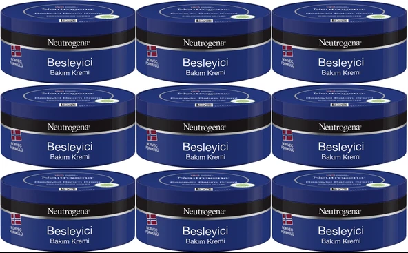 Neutrogena Norveç Formülü Besleyici Bakım Kremi 200ML (9 Lu Set)