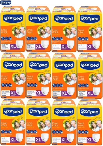 Canped Emici Külot Hasta Yetişkin Bezi XL - Ekstra Büyük - Extra Large 96 Adet ürün görseli 1