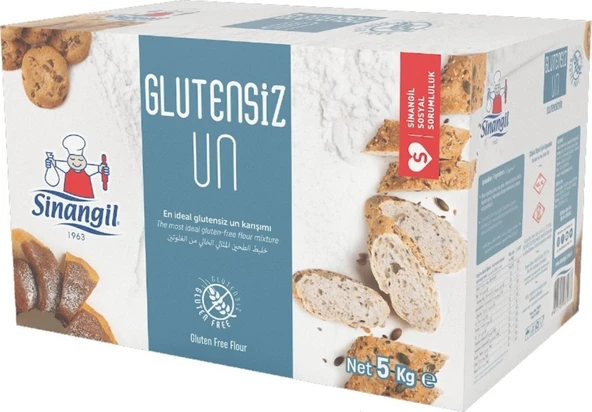 Sinangil Glutensiz Un 10KG (10000GR) + Glutensiz Karabuğdaylı 10KG (10000GR) Toplam:20KG - 4