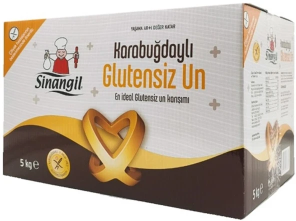 Sinangil Glutensiz Un 5KG (5000GR) + Glutensiz Karabuğdaylı 5KG (5000GR) Toplam:10KG - 4
