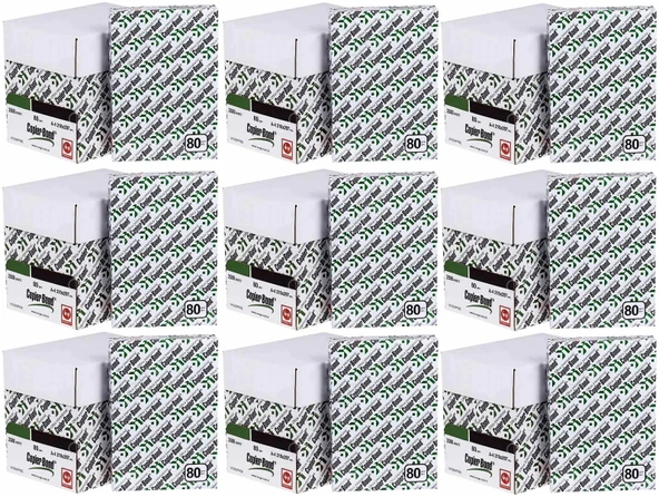 Copier Bond (Ve-Ge) A4 80GR/M2 Fotokopi Kağıdı 22500 Adet (45PK*500) ürün görseli 1