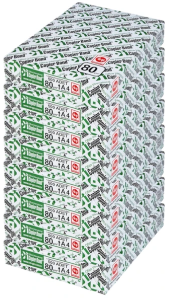 Copier Bond (Ve-Ge) A4 80GR/M2 Fotokopi Kağıdı 4000 Adet (8PK*500)