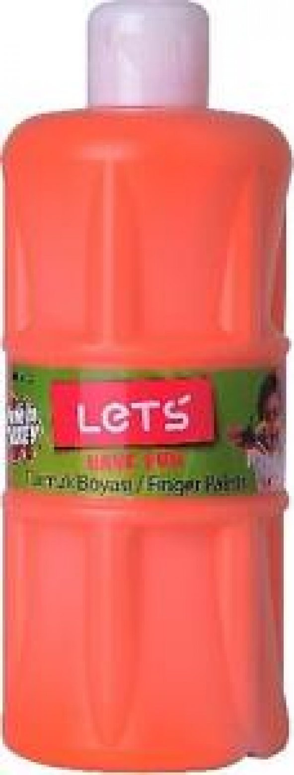 Lets Guaj Boya 500 ML Plastik Turuncu L-5102