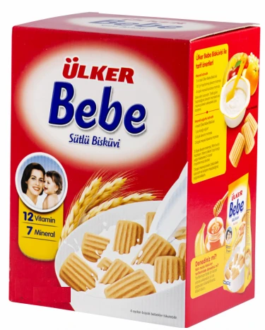 Ülker Bebe Bisküvisi 800Gr 12 Vitaminli Kutu 8 Li Set - 4