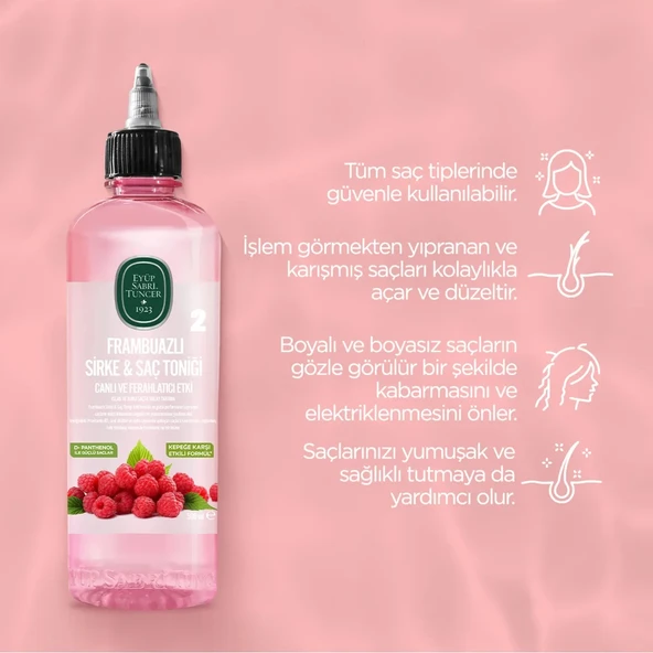 Eyüp Sabri Tuncer Saç Toniği 500ML Frambuazlı Sirkeli (5 Li Set) - 4