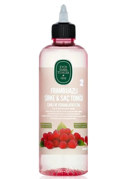 Eyüp Sabri Tuncer Saç Toniği 500ML Frambuazlı Sirkeli (5 Li Set) - 2