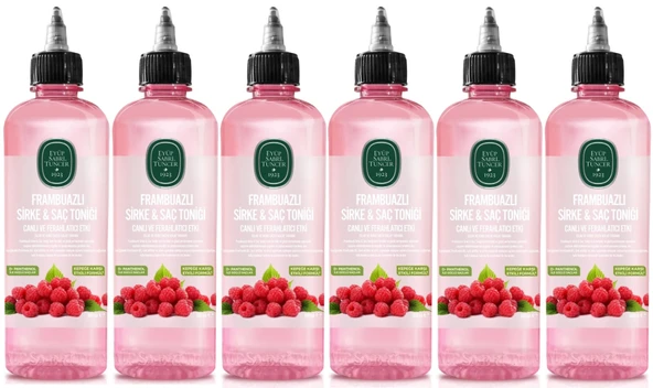 Eyüp Sabri Tuncer Saç Toniği 500ML Frambuazlı Sirkeli (6 Lı Set)