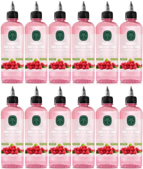 Eyüp Sabri Tuncer Saç Toniği 500ML Frambuazlı Sirkeli (12 Li Set)