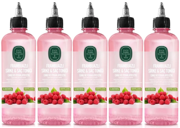 Eyüp Sabri Tuncer Saç Toniği 500ML Frambuazlı Sirkeli (5 Li Set)