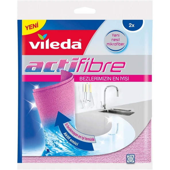 Vileda Actifibre Soft Universal New Soft Touch (Paket içi 2 Li)