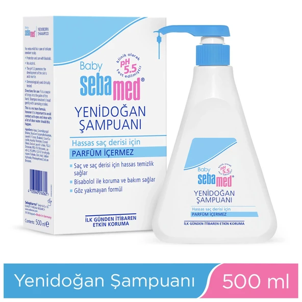 Sebamed Bebek Şampuanı 500ML Pompalı (Yenidoğanlar İçin) (4 Lü Set) - Resim 6