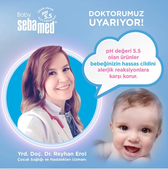 Sebamed Bebek Şampuanı 500ML Pompalı (Yenidoğanlar İçin) (5 Li Set) - Resim 5