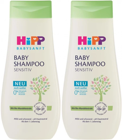 Hipp Babysanft Bebek Şampuanı (Baby Shanmpoo) Sensıtıv 200ML (2 Li Set)