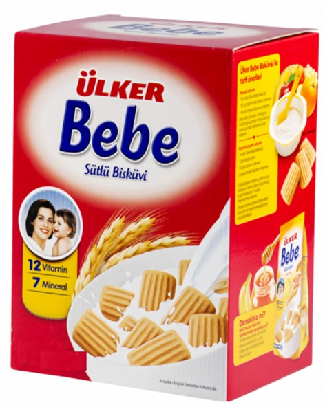 Ülker Bebe Bisküvisi 800GR 12 Vitaminli Kutu