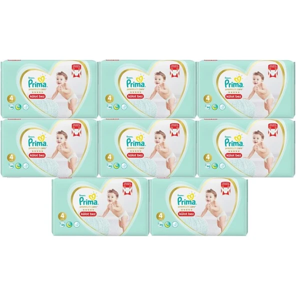 Prima Premium Care Külot Bebek Bezi Beden:4 (9-15Kg) 352 Adet Ultra Ekonomik Fırsat Pk ürün görseli