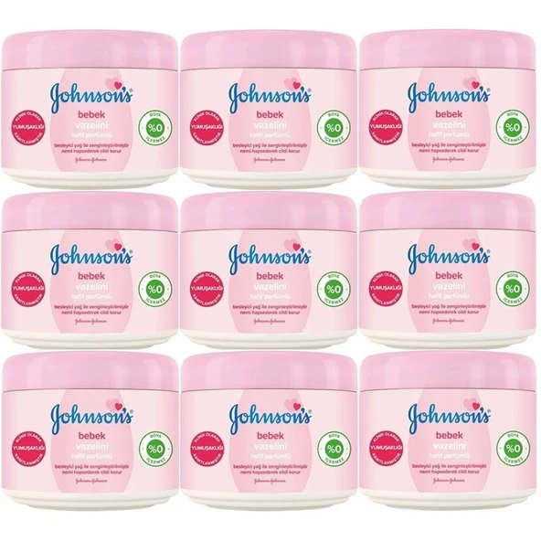 Johnsons Baby Bebek Vazelini Hafif Parfümlü 100ML (9 lu Set) ürün görseli
