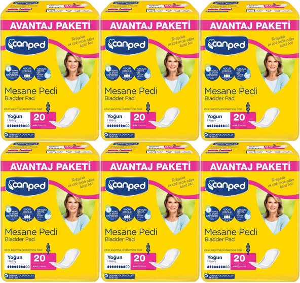 Canped Mesane Pedi Avantaj Pk Klasik L-Büyük Boy Yoğun 120 Adet ürün görseli 1