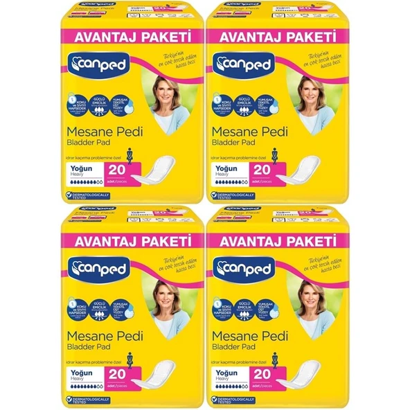 Canped Mesane Pedi Avantaj Pk Klasik L-Büyük Boy Yoğun 80 Adet ürün görseli 1