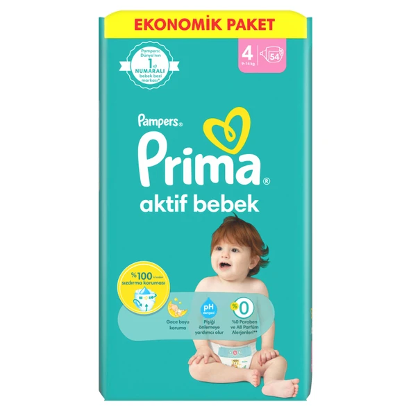 Prima Bebek Bezi Beden:4 (9-14Kg) Maxi 432 Adet Ultra Ekonomik Fırsat Pk - 5