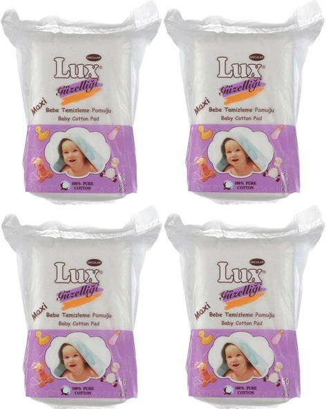 Lüx Bebek Temizleme Pamuğu 240 Adet (4Pk*60)