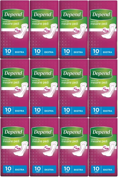 Depend Mesane Pedi Kadın Ekstra 120 Adet ürün görseli