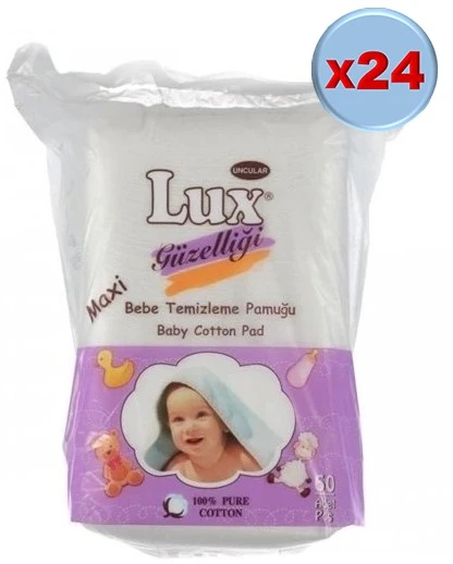 Lüx Bebek Temizleme Pamuğu 1440 Adet (24Pk*60)