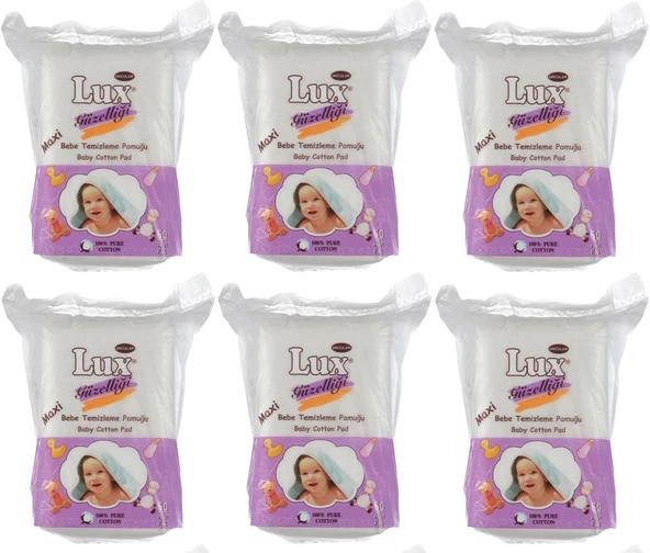 Lüx Bebek Temizleme Pamuğu 360 Adet (6Pk*60)