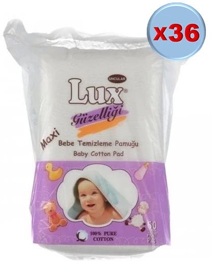 Lüx Bebek Temizleme Pamuğu 2160 Adet (36Pk*60)