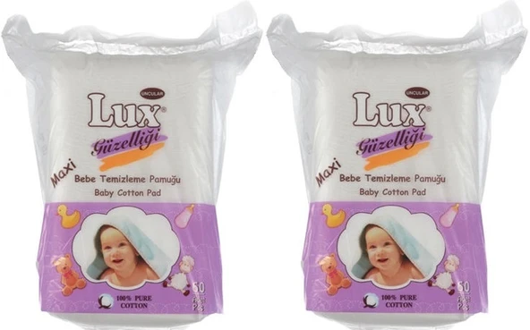 Lüx Bebek Temizleme Pamuğu 120 Adet (2Pk*60)