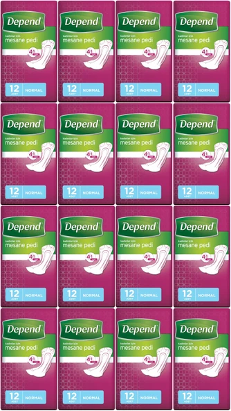 Depend Mesane Pedi Kadın Normal 192 Adet