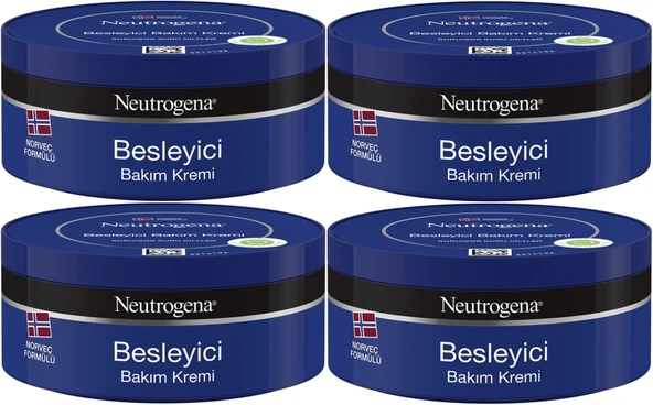 Neutrogena Norveç Formülü Besleyici Bakım Kremi 200ML (4 Lü Set)