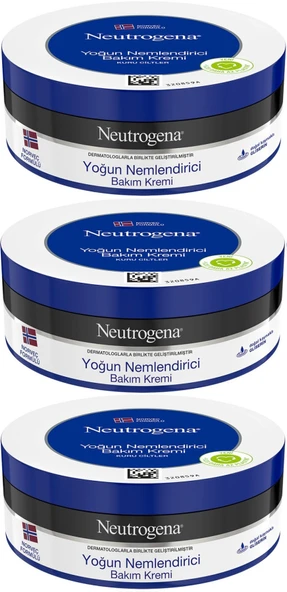 Neutrogena Norveç Formülü Yoğun Bakım Kremi 200ML (3 Lü Set)