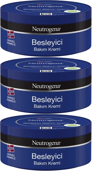 Neutrogena Norveç Formülü Besleyici Bakım Kremi 200ML (3 Lü Set)